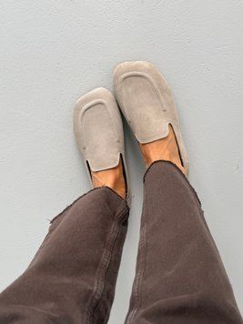 Анатомічні лофери barefoot тм NikArt замшеві бежеві 11629-136767 фото